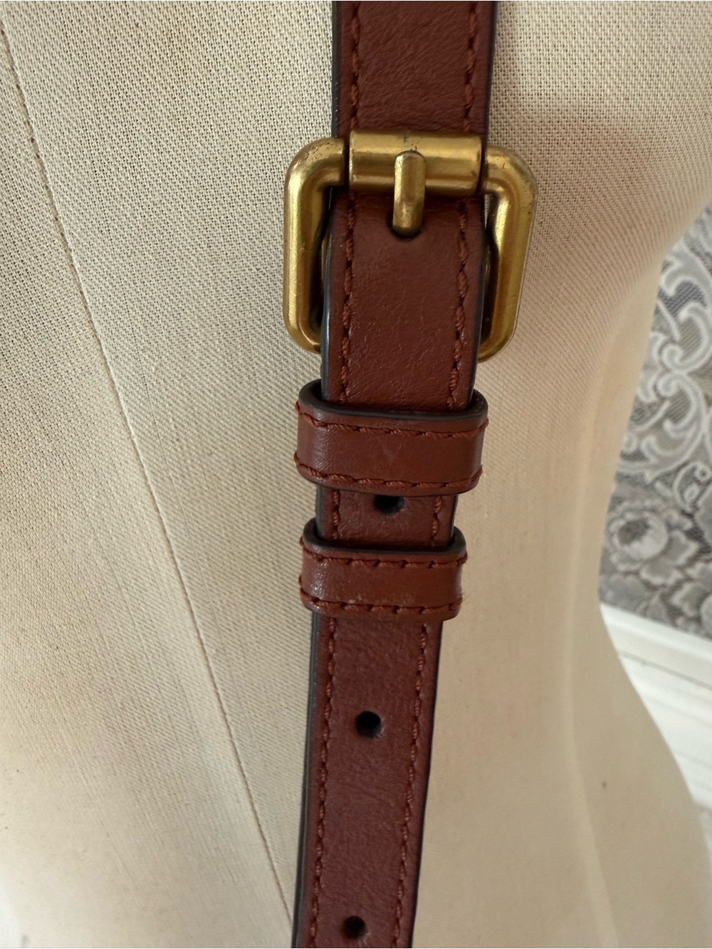 Frye Brown Leather Crossbody Bag - Picture 4 of 9